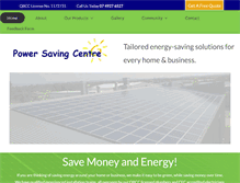 Tablet Screenshot of powersavingcentre.com.au